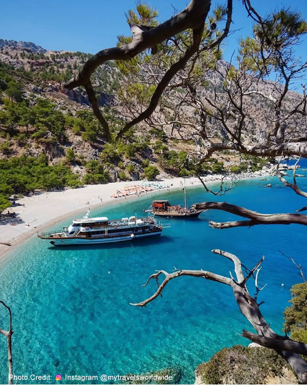 Best 15 Greece Beaches - Apella Beach Karpathos Island Greece